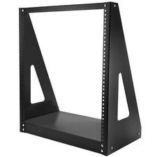 Image of StarTech.com 2-Post 12U Heavy-Duty Desktop Server Rack Small Open Frame 19in Com