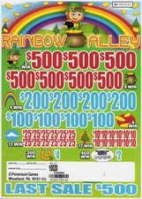Pull Tab Tickets - Jar - Game - Rainbow Alley...
