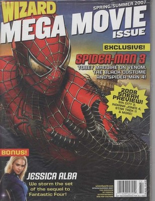 Wizard Magazine Spring/Summer 2007 Mega Movie Issue Still Polybagged Spider-Man