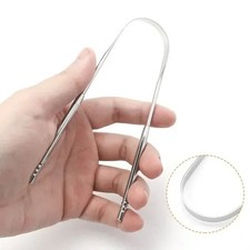 1PCS Stainless Steel Tongue Scraper for Adults, Oral Care Breath Freshener Tool