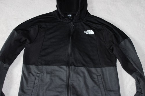 THE NORTH FACE HOODIE JACKE MIT DURCHGEHENDEM REISSVERSCHLUSS SCHWARZ GRÖSSE LARGE L HERREN H75