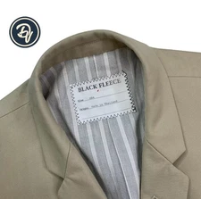 BB4 / 44 R Brooks Brothers X Thom Browne " Black Fleece " Tan Canvas Blazer