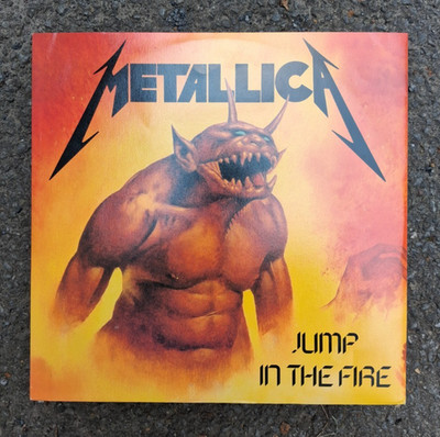 Metallica Jump In The Fire 12'' Single 1983 UK Music for Nations Thrash Speed