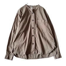 MARGARET HOWELL MHL. Cotton Long Sleeve Shirt Size 3 Japanese Natural Style