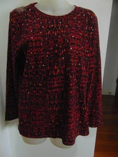 Rafaella  Sport Woman' Blouse Top Size XL  Long sleeves.