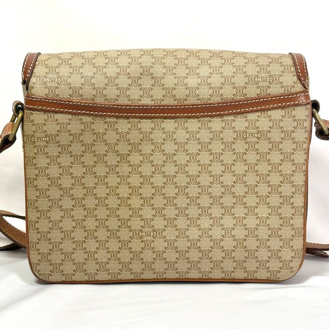 Rare Popular CELINE Macadam Pattern Shoulder Bag … - image 3