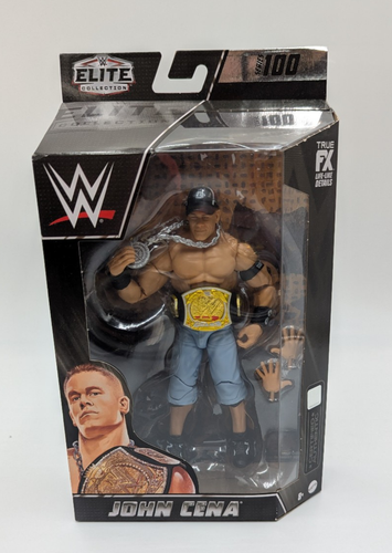 WWE Wrestling Elite Collection Series 100 John Cena Actionfigur [mit Spinner