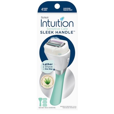 Schick Intuition Sleek Razors for Women with 1 Count (Pack of 1), Razor