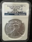 2012(S) Silver American Eagle 1oz Coin NGC MS-69 First Releases