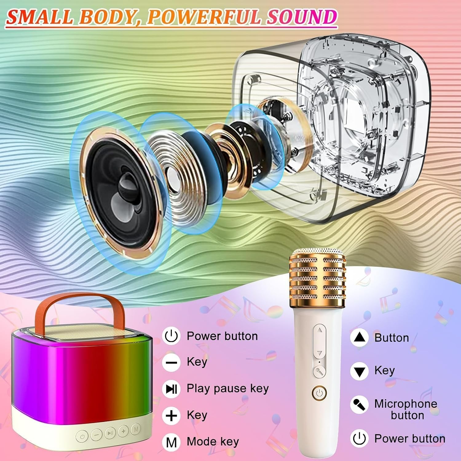 Toys Microphone Audio Equipment For Kids 3 4 5 6 7 8 9 10 11 Years Age Old Gift