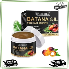 Raw Batana Oil for Hair Growth and Repair, 100% Pure Batana Oil 4.2 OZ