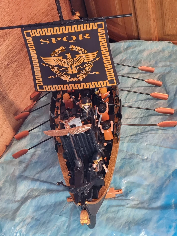 PLAYMOBIL WAR GALLEY BY OCTAVIAN CUSTOM UNIQUE! - Image 3 of 4