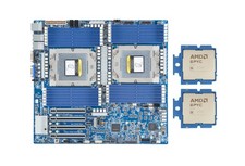 Gigabyte MZ73-LM2 Motherboard With 2x AMD EPYC 9475F 48Cores  3.8-4.5GHz 320W CPU