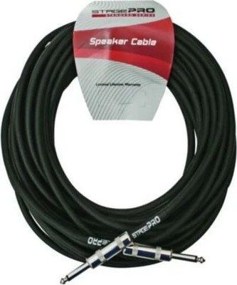 StagePRO Cable,Spkr 14GA/50' Str Met End Std Ser