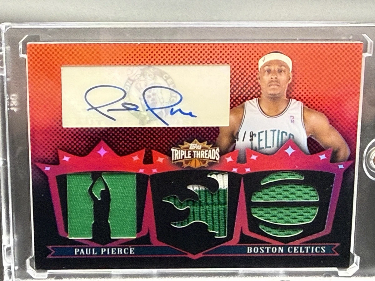 NBA UD BLACK 9/15 Paul Pierce 直筆サインカード Topps Paul Pierce Basketball Autographed Sports Trading Cards