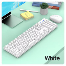 Shipadoo Wireless Keyboard and Mouse Combo Set Gaming Wireless Laptop Desktop Co