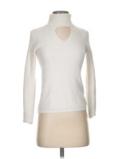 Hollister Women White Turtleneck Sweater XS