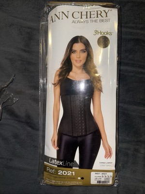 ANN CHERY 2021 FAJA LATEX COLOMBIAN GIRDLE SPORT WAIST CINCHER 3 HOOKS