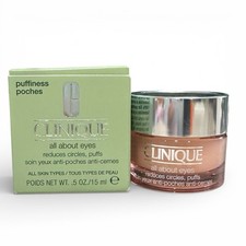 Clinique All About Eyes Reduces Circles Puffs New in Box .5 oz 39 Value