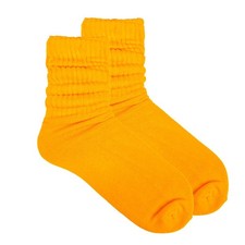 Gold Slouch Socks Adult Medium - Women's Shoe Sizes 5-10