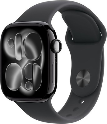 Apple Watch Series 11 42 mm GPS Jet Black & Black Sport Band S/M SEALED See Box