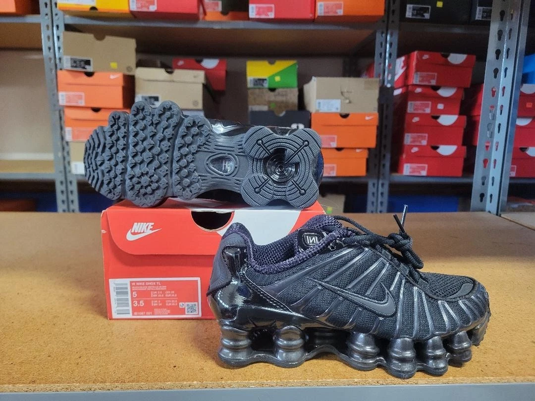 Nike Shox TL Black/Metallic Silver/Black W for sale | eBay