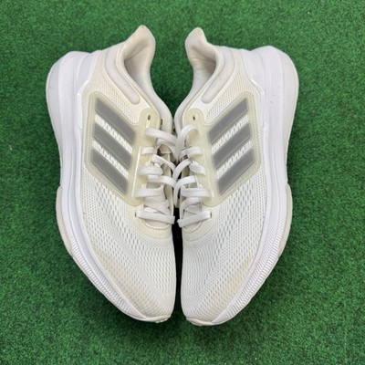 Adidas Ultrabounce Mens Size 9 Medium D Cloud White Grey Crystal Running Sneaker