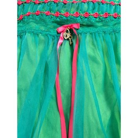 90s Y2K Victoria's Secret Sexy Little Things Green Lace Babydoll Ligerie Set S