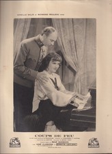 Ginette LECLERC PHOTOGRAPHIE ORIGINALE 30*24 COUPS DE FEU de BARBERIS 1939 -1-