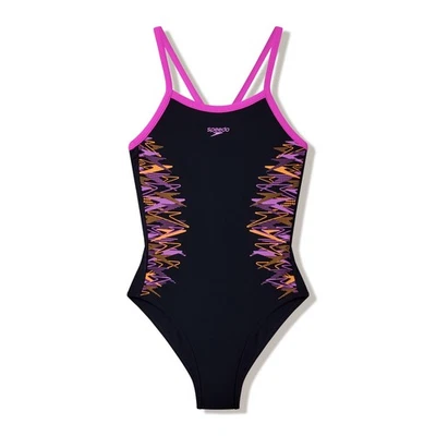 TRAJE DE BAÑO SPEEDO NIÑAS.COLOCACIÓN CORREA DELGADA MUSCLEBACK ESCUELA TRAJE DE NATACIÓN W26 - Imagen 1 de 3