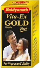 Baidyanath Vita-Ex Gold Plus 20 Caps, Pack of 4, for strength and stamina