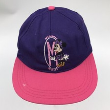 Vintage Minnie Mouse Youth Snapback Baseball Cap Goofy's Hat Co Made in USA Pink