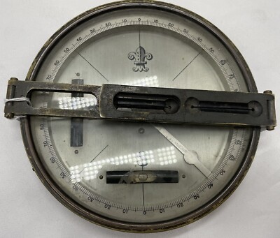 Vintage Eugene Dietzgen Co. (NY & Chicago) Surveyors Vernier Geologist Compass