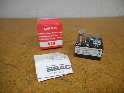 ABB TVM415A515S6S 1805X SSAC 3 Phase Monitor 15 Sec Trip 415VAC New In Box