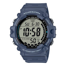 Casio AE-1500WH-5AV Digital Sport Watch WR100 10 Year Battery Alarm Chrono NEW