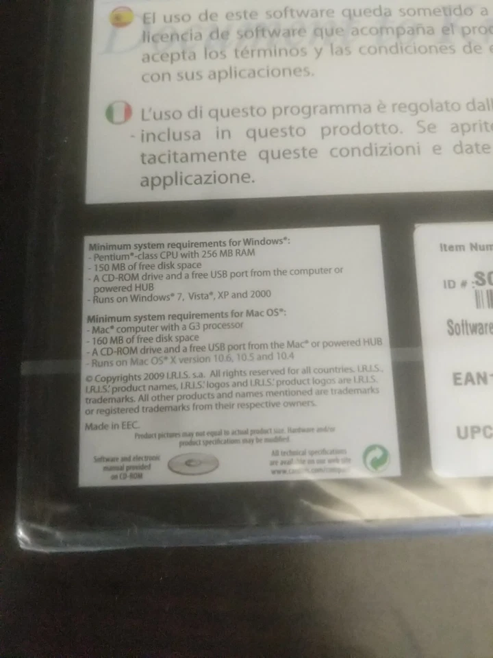 IRIS Card Pro4 Software new sealed ~ trl8#96 - Image 3 of 3