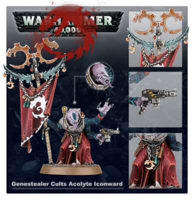 Genestealer Cult Acolyte Iconward Leviathan Broodcoven Tyranids Warhammer 40k
