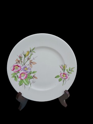 Vintage 1950er Royal Albert Blume des Monats Juni Rose Brot Beilagenteller 61/4''