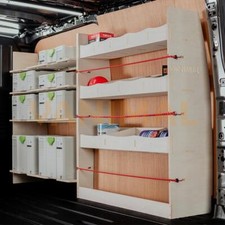 Ford Transit Custom 2012-2023 LWB Driver Side Van Racking x4 Festool Shelves