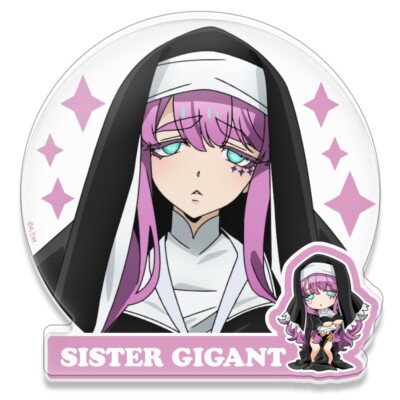 NEW Gushing over Magical Girls Sister Gigant Acrylic Coaster