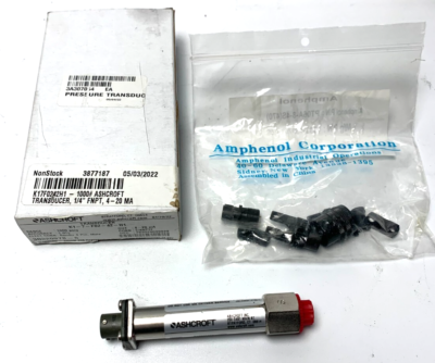 #ad ASHCROFT K17F0242H1 1000# Pressure Transmitter0 to 1000 psi 4 20ma $195.00