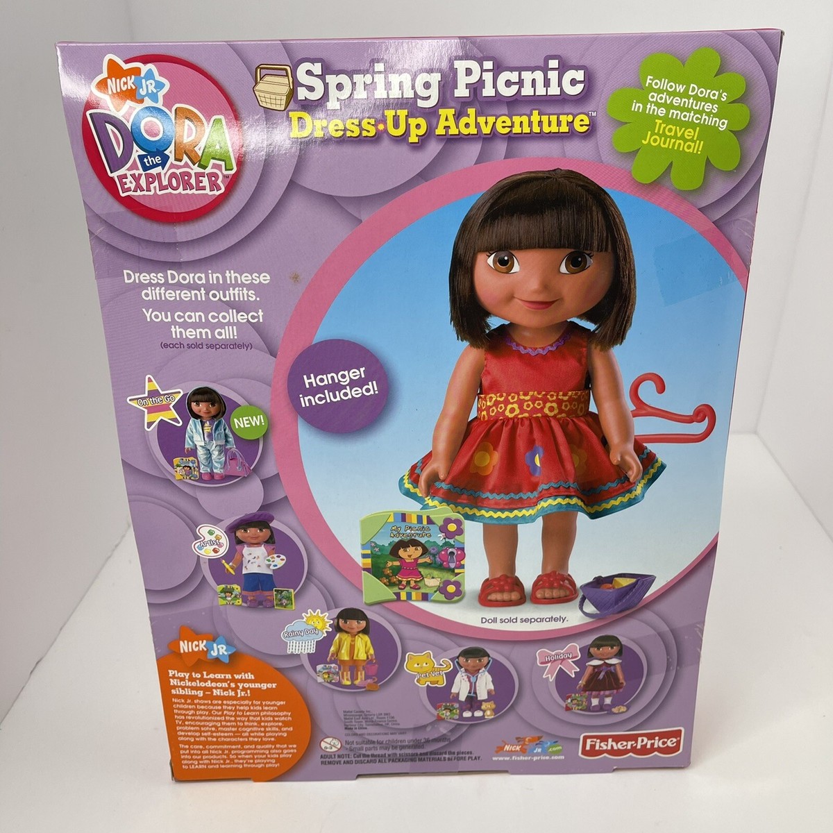 Dora Dress Up Adventure Spring Picnic Red Dress New 2006 | eBay