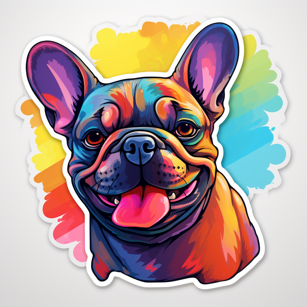 Französische Bulldogge Autoaufkleber - Lustige 3D-Deko Für Hundefreunde