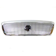 2003-2005 Mercury Grand Marquis Front Chrome Grille w/ Emblem OEM 3W3Z-8200-AB