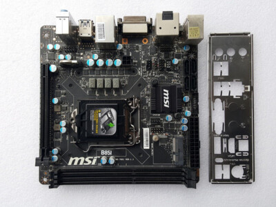 MSI B85I Motherboard LGA1150 Chipset Intel B85 DDR3 With I/O