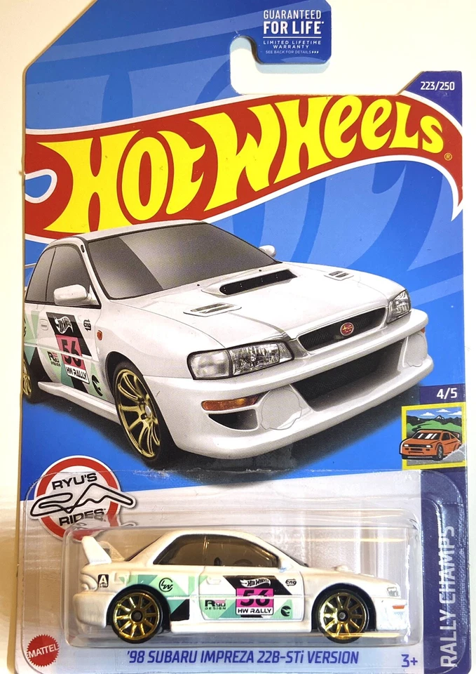 Hot Wheels 8 Pc Subaru Impreza 22B STi-version New Treasure Hunt Zamac Tomica 15 - Image 3 of 4