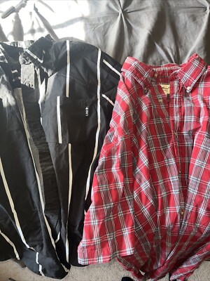 Two Large Men s Button Up Shirts (Lifted Research Group & Eddie Bauer)