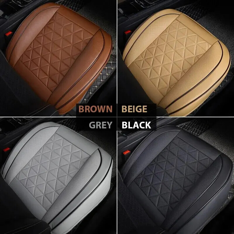 Premium PU Leather Car Seat Cover – Durable & Comfortable Auto Cushion Protector  -image