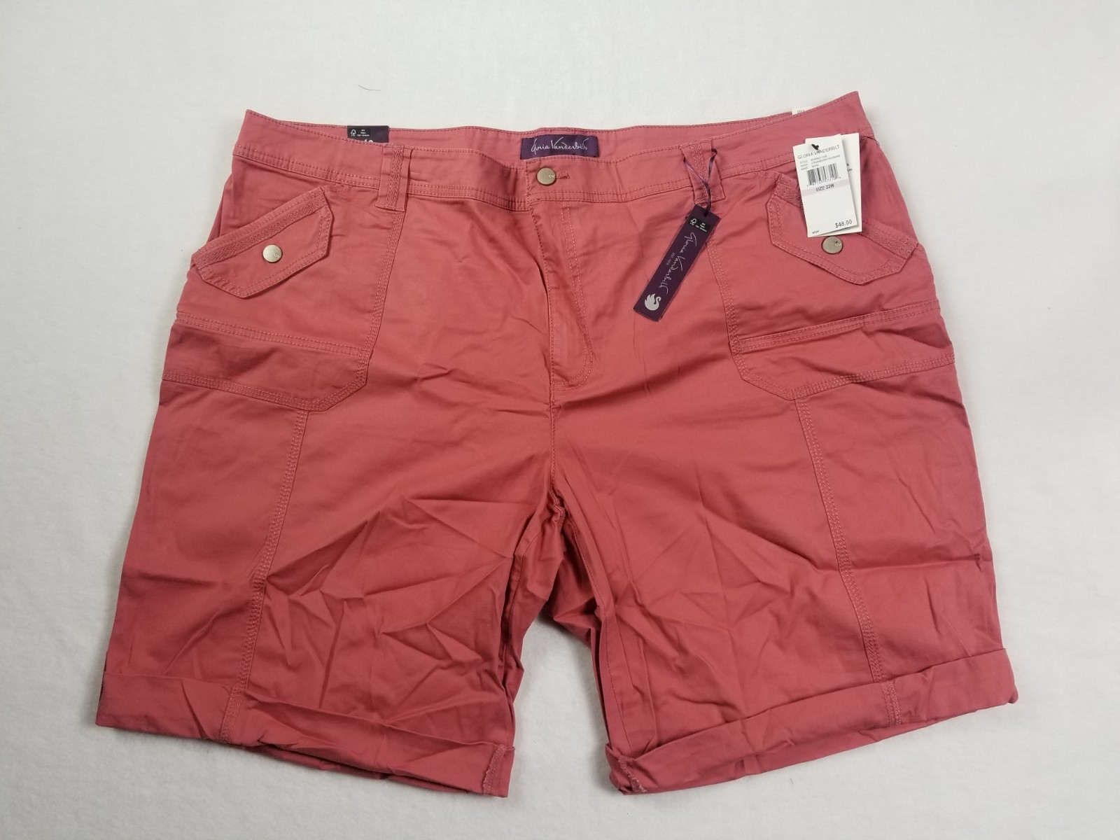 gloria vanderbilt plus shorts