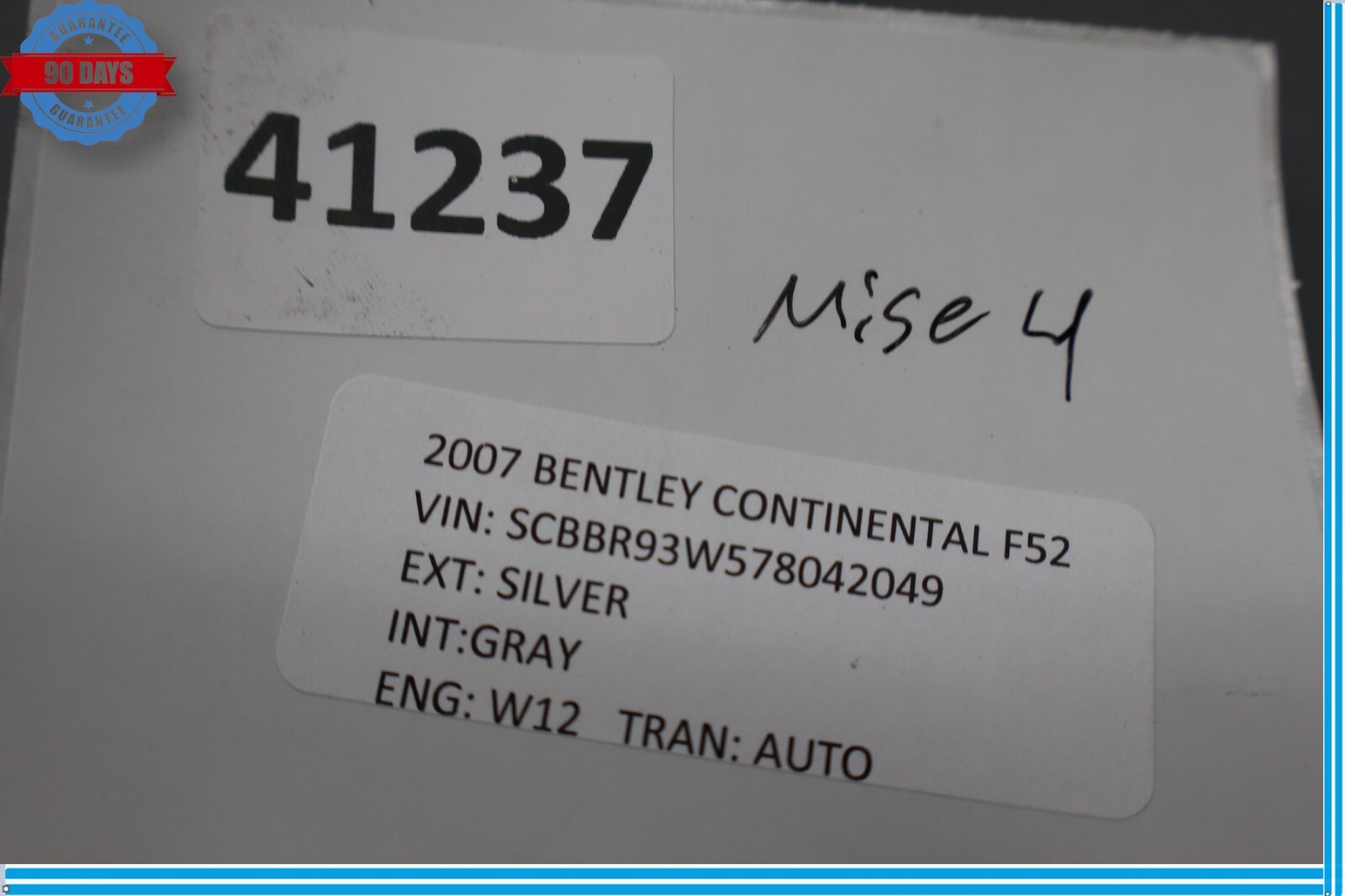 Bentley Continental Flying Spur 2003-2012 Rear Left Side shield